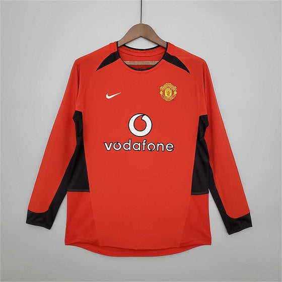 Man. Utd Home 03/04 Long Sleeve Kit