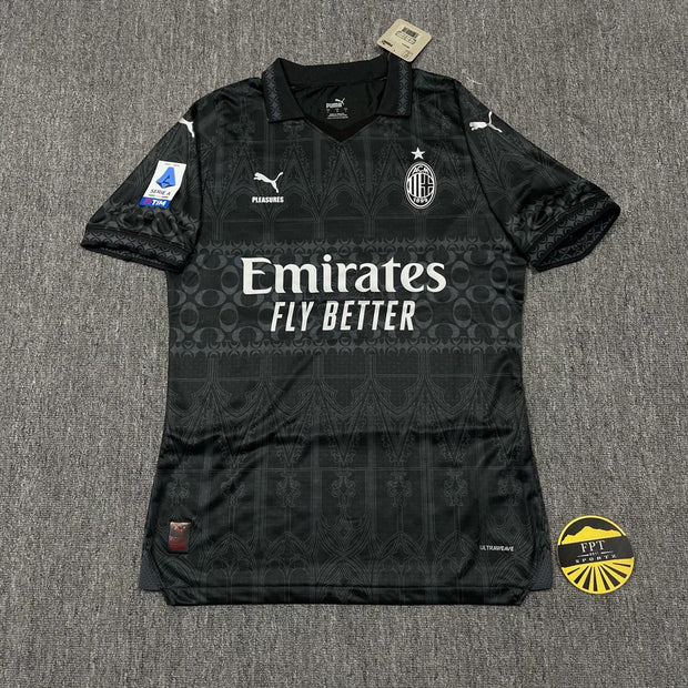 AC Milan x Pleasures Dark Mode Player Issue Kit