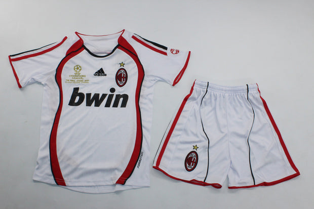 AC Milan Away 06/07 Kids Retro Kit (Includes Shorts)