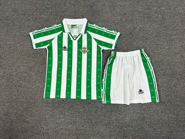 Real Betis Home 95/97 Kids Retro Kit (Includes Shorts)