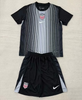 USA GK Black 25/26 Kids Kit (Includes Shorts)