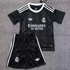 R. Madrid GK Black 25/26 Kids Kit (Includes Shorts)