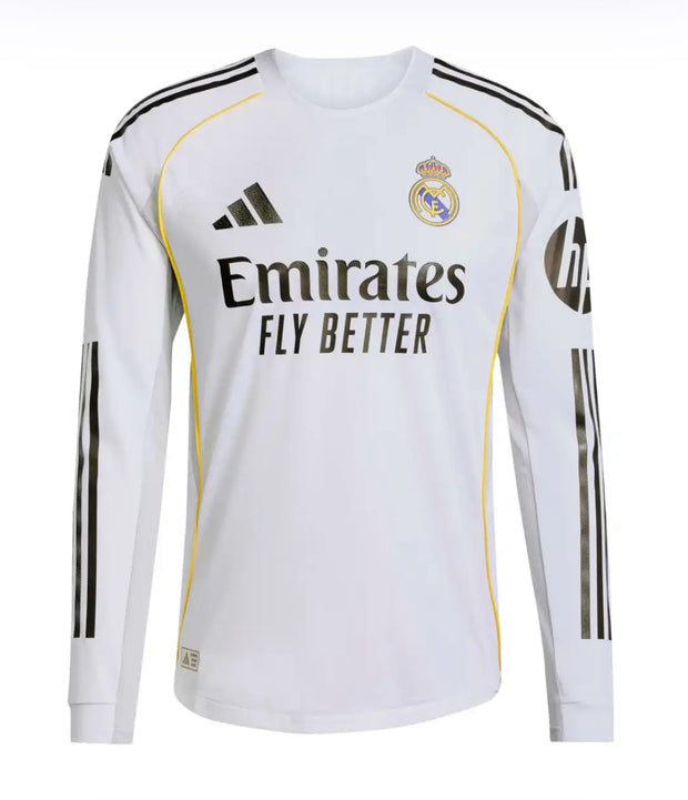 R. Madrid Home 25/26 Long Sleeve Player Issue Kit