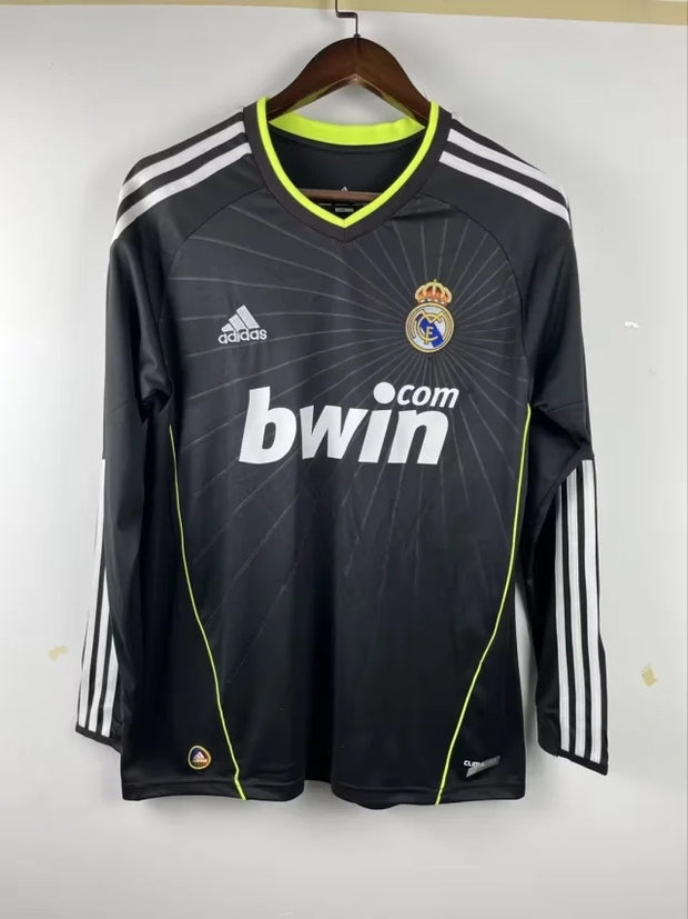 R. Madrid 10/11 Away Long Sleeve Retro Club Jersey