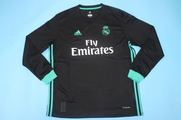 R. Madrid 17/18 Away Long Sleeve Retro Club Jersey