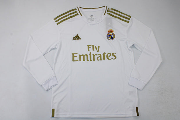 R. Madrid 19/20 Home Long Sleeve Retro Club Jersey