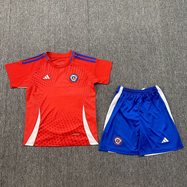 Chile Home 2024 Kids Kit (includes shorts)