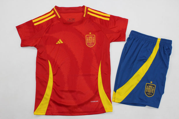 Spain Home 2024 Kids Kit (includes shorts)