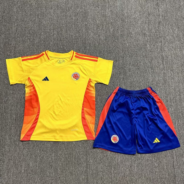 Colombia Home 2024 Kids Kit (includes shorts)