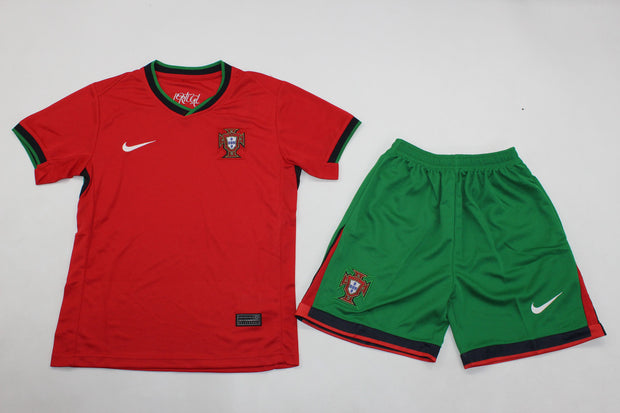 Portugal Home 2024 Kids Kit (includes shorts)