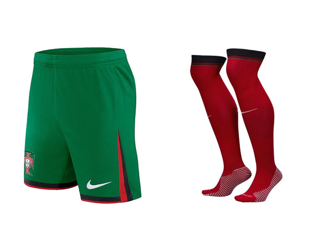 Portugal 2024 Home Shorts and Socks