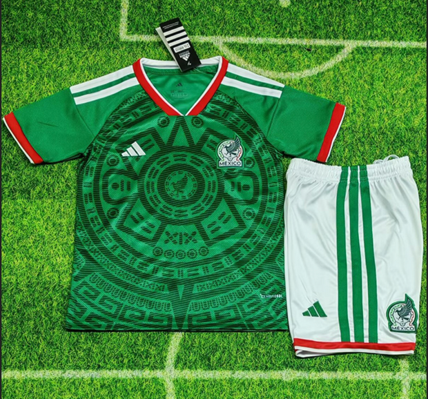Mexico Home 2026 Kids Kit (Includes Shorts)