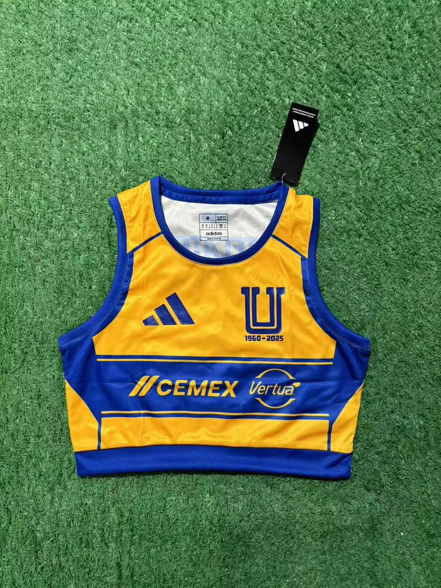 Tigres Home 25/26 Woman Crop Top Kit