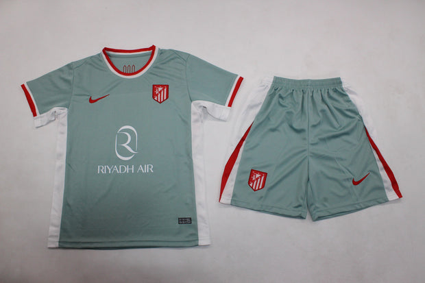 A. Madrid Away 24/25 Kids Kit (Includes Shorts)