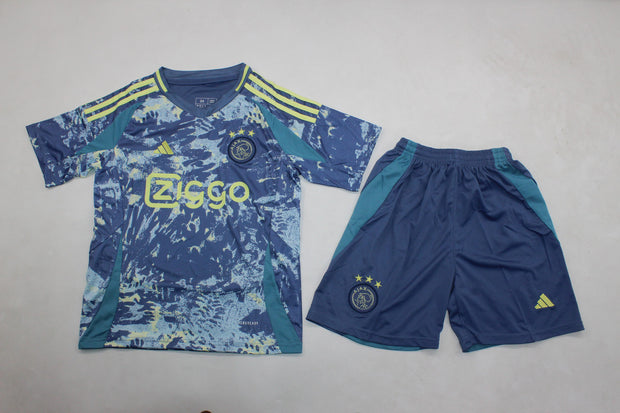 Ajax Away 24/25 Kids Kit (Includes Shorts)