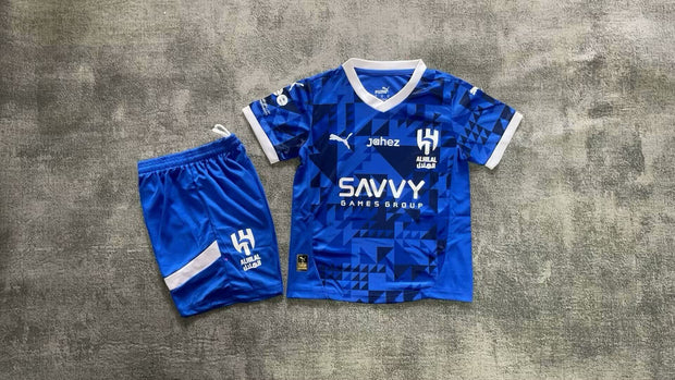 Al-Hilal 24/25 Away Kids Kit (Includes Shorts)