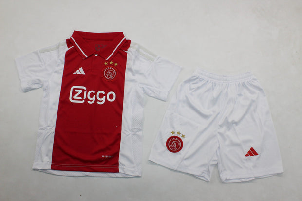 Ajax Home 24/25 Kids Kit (Includes Shorts)