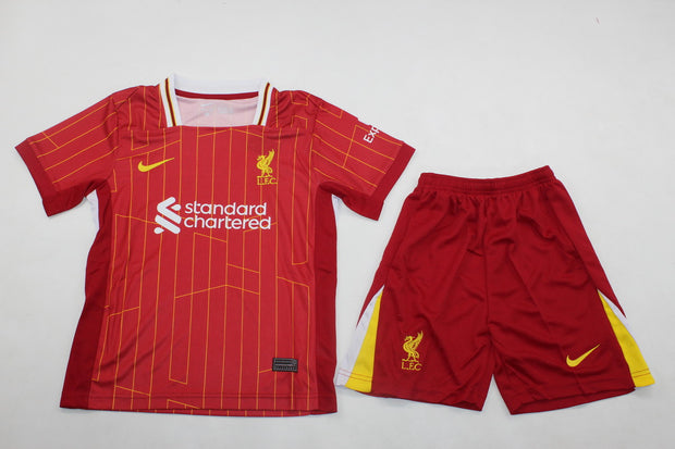 Liverpool Home 24/25 Kids Kit (Includes Shorts)