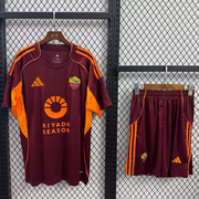 As Roma Home 25/26 Kids Kit (Includes Shorts)