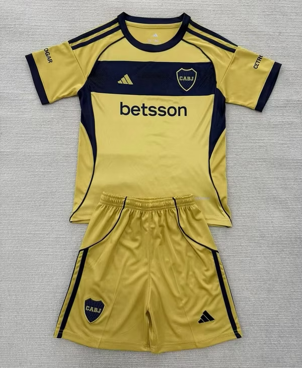 Boca Juniors Away 25/26 Kids Kit (Includes Shorts)