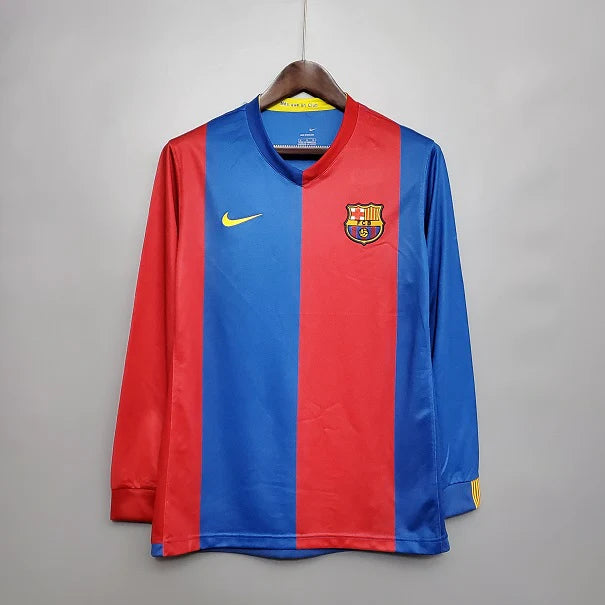 Barça 06/07 Home Long Sleeve Retro Club Jersey