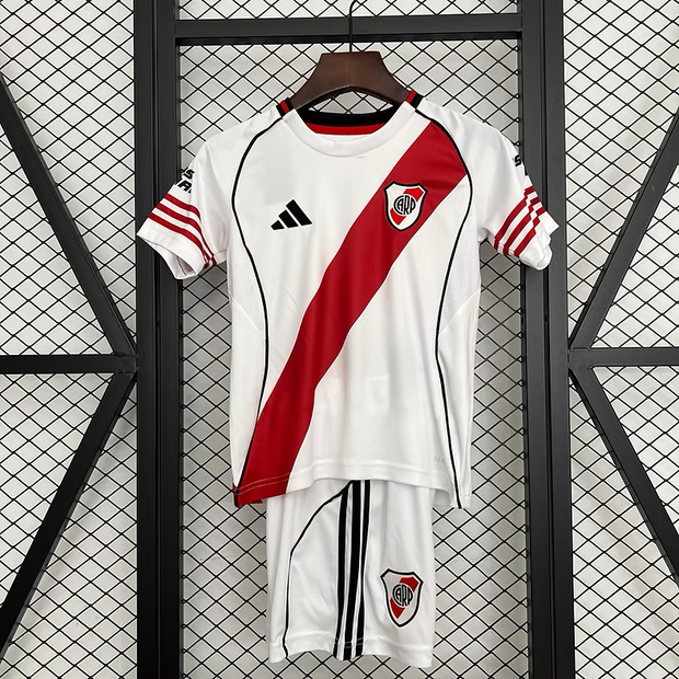 River Plate Home 25/26 Kids Kit (Includes Shorts)