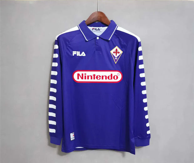 Fiorentina Home 98/99 Long Sleeve Retro Jersey