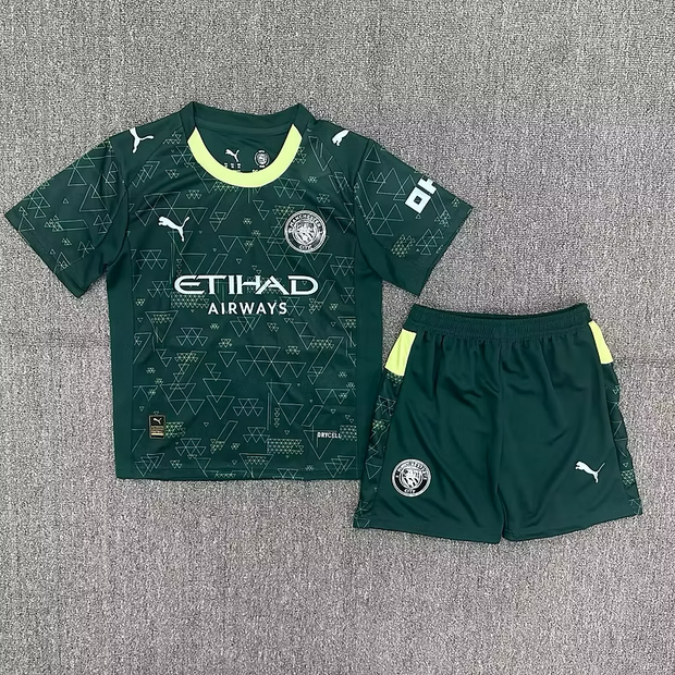 Man. City 4th 25/26 Kids Kit (Includes Shorts)