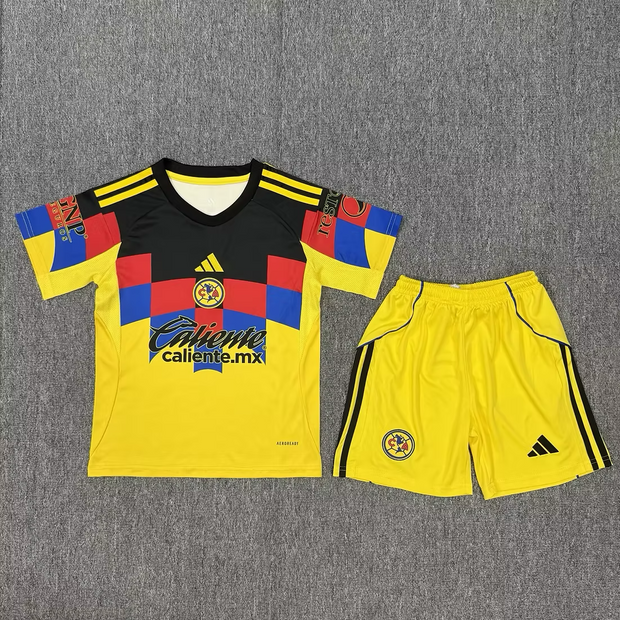 Club America Home 25/26 Kids Kit (Includes Shorts)