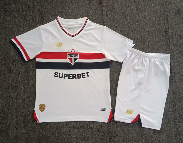 Sao Paulo Home 25/26 Kids Kit (Includes Shorts)