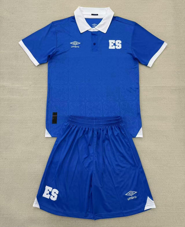 El Salvador Home 25/26 Kids Kit (Includes Shorts)