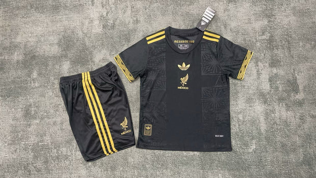 Mexico Home Gold Cup 25/26 Kids Kit (Includes Shorts)