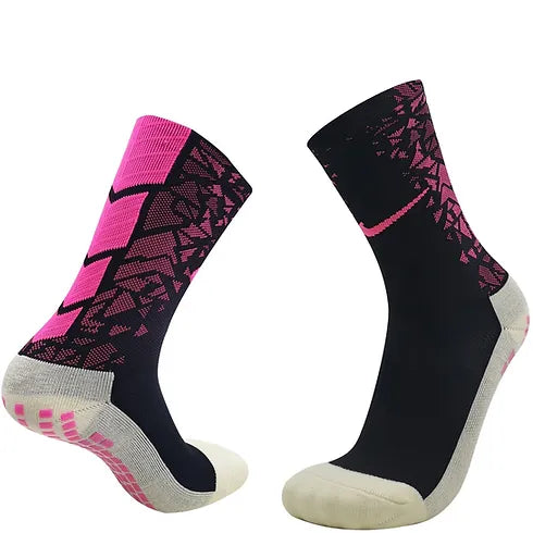 Nike Grip Socks - Black/Pink