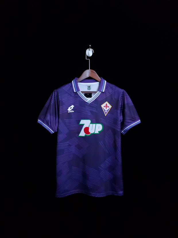 Fiorentina 92/93 Home Retro Club Jersey