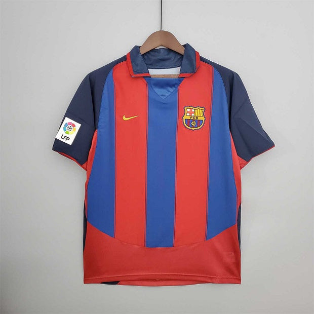 Barça 03/04 Home Retro Club Jersey