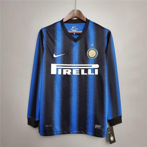 Inter Milan Home 10/11 Long Sleeve Retro Jersey