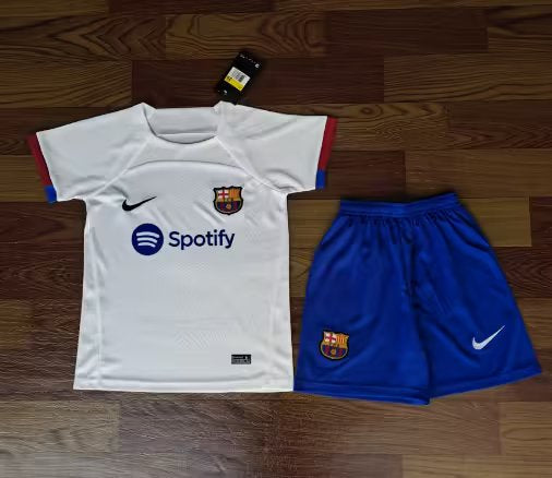 Barça Away 23/24 Kids Kit (includes shorts)