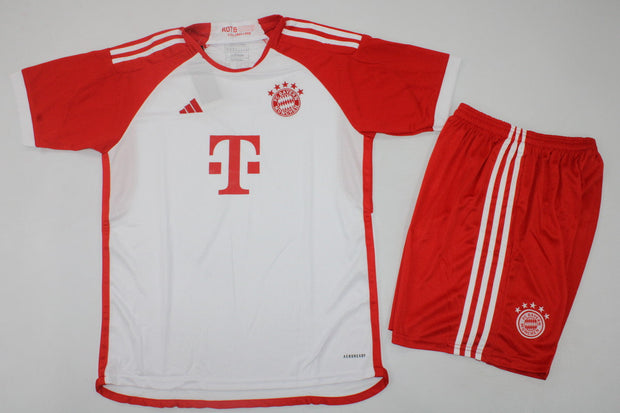 Bayern Mun. Home 23/24 Kids Kit (includes shorts)